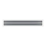Buildmart 36" Neck: 35 3/8" X 4 11/16"-FACE: 13/16" 1/16", White. Fixed Price $168.26.