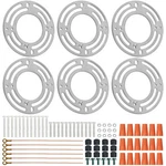 Gnolak 6 Pack Universal Light Fixture Mounting Bracket Heavy Duty 50 Lb Rated.... Fixed Price $50.59.