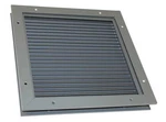 Dayton 6WRH8 Door Louver, 10-1/8 H, 14-1/4 W, Steel. Fixed Price $84.00.