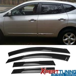 Fits 09-13 Nissan Rogue 14-15 Select Window Visors Deflector 4PC Acrylic. Fixed Price $26.98.