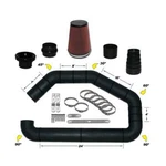 Airaid AIR-101-400 Universal U-build-it Intake Master Kit W/ Red Filter. Fixed Price $449.99.