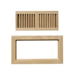 Wood Floor Register Vents 4 X 10 Inchduct Openingred Oak Flush Mount Cov. Fixed Price $30.70.
