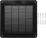 8 X Inch (duct Opening) Black Plastic Square Vent Cover - Intake/return Air. Fixed Price $17.09.
