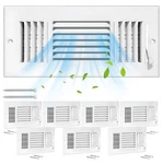 Dgb 8 Pcs 12X4 Inch Air Vent Covers 3-WAY Solid Metal Wall & Ceiling Regist.... Fixed Price $108.29.