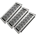 Floor Register 4X14 Inches - 3 Pack Heavy Duty Walkable Steel Vents Eas.... Fixed Price $55.99.