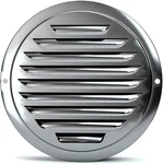 4'' Stainless Steel Air Vents, Round Louver Grille Cover Wall Ventilation. Fixed Price $15.99.