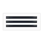 12" Linear Diffuser - (3 Slot) Triple White Decorative Air Vent Mo. Fixed Price $59.99.