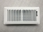 Shoemaker Floor Register Inch, White, 350-4X10W. Fixed Price $10.00.