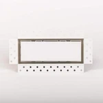 Luxe Flush Wall Vent 4"X10" - White Steel Grille For Ceiling & Air Flow. Fixed Price $107.06.