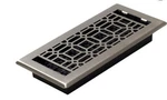 Decor Grates NGH410-NKL Floor Register Plated Nickel New Open Box Item. Fixed Price $12.95.