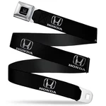 Honda - 1.0 Seatbelt Black/silver Logo Repeat Webbing Acc New. Fixed Price $28.10.