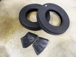 Two New 6.50-16 Carlisle Tri-rib 3 Front Tractor Tiresusa Made With Tubes. Fixed Price $208.00.