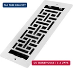 Decor Grates LAJL410W-WH Low Profile Wall/ceiling Register, 4X10 Inches, Orienta. Fixed Price $25.85.
