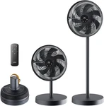 Shinic 14" Pedestal Fan With Remote, Standing Oscillating For Bedroom Offic. Fixed Price $64.79.