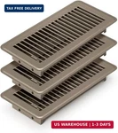 Fangofast 4" X 10" (duct Opening Size) Floor Register Brown 3 Pack Premium Steel. Fixed Price $43.09.