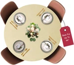 Covers For The Home Deluxe Best Up To 44" Round, Basketweave - Beige. Fixed Price $23.23.
