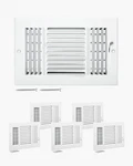 Vevor X 10 Inch Air Vent Covers, 6-PACK Return Cover, Hvac 3-DIRECTIO. Fixed Price $82.19.