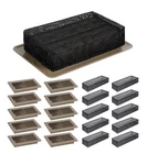 Therwen (20 Pcs) 10 Of Ventilation Cover And Filter Mesh 4X8 Inc. Fixed Price $60.00.