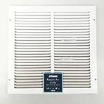 Accord White Heavy Guage Steel Return Air Grille 14X14" 1/2" Fin Spacing. Fixed Price $12.97.