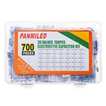 Panmiled 35 Values 700 Pieces Aluminum Electrolytic Capacitor Assortment Kit.... Fixed Price $24.24.
