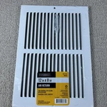 Everbilt 12 Inch X 8 Steel Return Air Grille White -. Fixed Price $18.99.