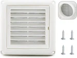 Cenipar 4" Louvered Vent Cover Dryer Exhaust Air With Screws Stops. Fixed Price $16.99.