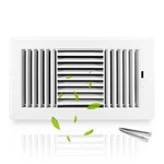 12 6 Inch Air Vent Cover Ceiling Register, Louanxpert Wall 3-WAY Plast.... Fixed Price $28.09.
