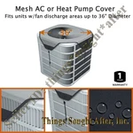 36" Mesh Ac Screen Cover For Central Air Conditioner Heat Pump Fan Discharge. Fixed Price $42.46.