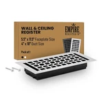 Empire Register Co, Ceiling & Wall Vent Cover - 4X10 Inch, Honeycomb Design, .... Fixed Price $44.41.
