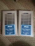 Accord 4" X 8" Floor Register 2PC High Impact Resin W/adjustable Damper - Taupe. Fixed Price $19.99.