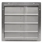 Dayton 2C520 Wall Backdraft Damper, Vertical Mount, 16 In Dia Fan, 19 H X. Fixed Price $51.29.