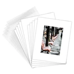 Golden State Art Pack Of 50 8X10 White Picture Mats Mattes With Core B.... Fixed Price $76.17.