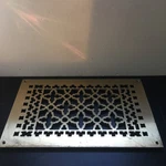 Vintage 1992 The Reggio Register 1016B Ornate Cast Brass Floor Vent Grille. Fixed Price $154.99.