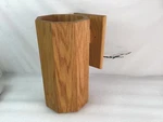 Vintage Idaho Wood Industries 11 Solid Oak Single Light Fixture Wall Sconce New. Fixed Price $64.95.