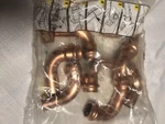 Bag Of 10075568 Apollopress Fitting 3/4 90 Degree Elbow Copper. Fixed Price $34.99.