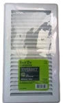 Everbilt 6 X 12 2-WAY Steel Floor Registers, Smooth Glide Damper White. Fixed Price $14.98.