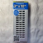 Decor Grates 3X10 Floor Register Frost Grey Vent Cover New. Fixed Price $14.89.