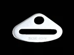 Racequip 700005RQP 2 In Delta Style Short Reach Bolt On Seat Belt End. Fixed Price $10.20.