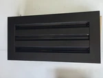 14X6 Modern Vent Cover - Decorative Black Aluminum Air Buildmart. Fixed Price $25.00.