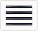 10X8 Modern Ac Vent Cover - Decorative White Aluminum Air Standard. Fixed Price $53.99.