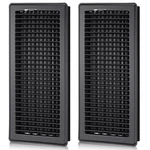 Fumete 2 Pack Black Floor Register Heavy Duty Steel Walkable Vents Covers. Fixed Price $32.42.