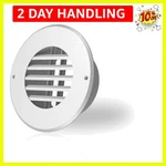 Wall-mount Grille Vent For 4-INCH Ducting, White Metal, Heating Cooling .... Fixed Price $41.79.