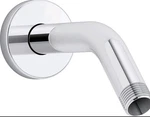 Kohler Statement Wall Mount Showerhead Arm & Flange 26318-CP Polished Chrome New. Fixed Price $39.00.