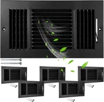 Wesiti 6 Pcs Vent Covers 10 X Inch Hvac Sidewall Air Ceiling Register Duct.... Fixed Price $66.84.