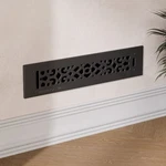 Black Heat Air Grille Cast Victorian Registers Wall Mount Vent Renovators Supply. Fixed Price $37.99.