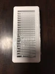 New 10 X 4 Hvac Floor Air Register Cover Hart & Cooley Steel White. Fixed Price $7.00.