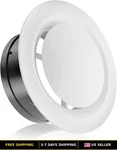 6" Adjustable Round Ceiling Vent Cover - Abs Soffit & Air. Fixed Price $23.99.