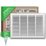 Fits 24X14 Duct Opening Steel Return Air Filter 14" 24" 1.6", White. Fixed Price $99.99.