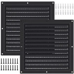 2 Pcs Attic 10" X Shed Vents Metal Gable For Houses Wall .... Fixed Price $34.32.