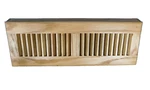 Accord Select Box Style Natural Oak Baseboard Vent Duct Cover, Front 15 5" New. Fixed Price $10.00.